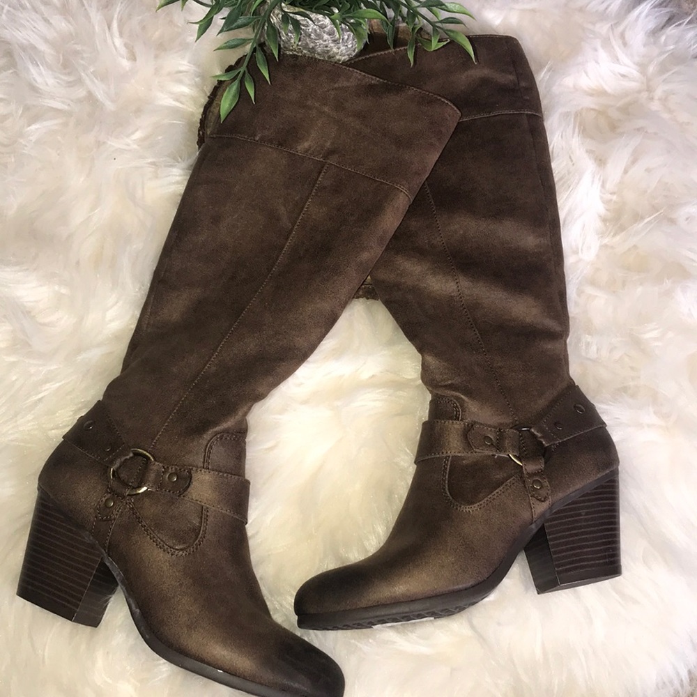 A2 by Aerosoles Brown Creativity Knee High Boot
